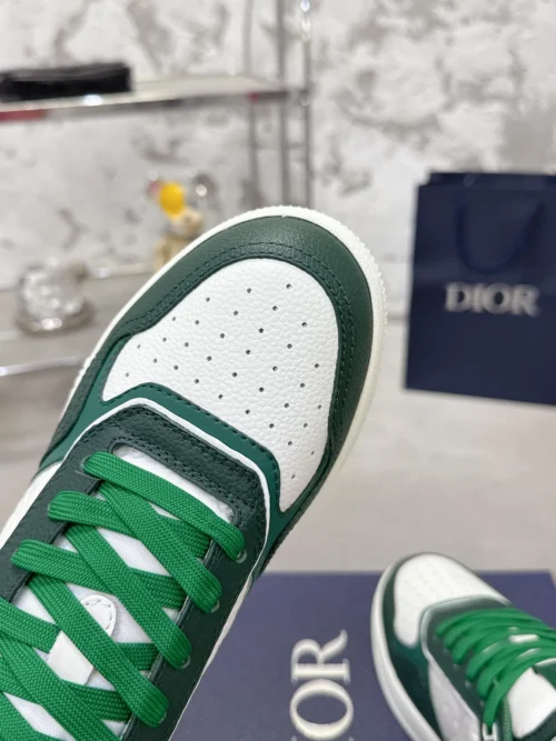 Dior B27 White Leather Sneakers Style 0342