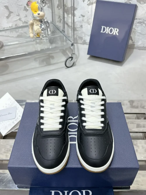 Dior B27 White Leather Sneakers Style 0354