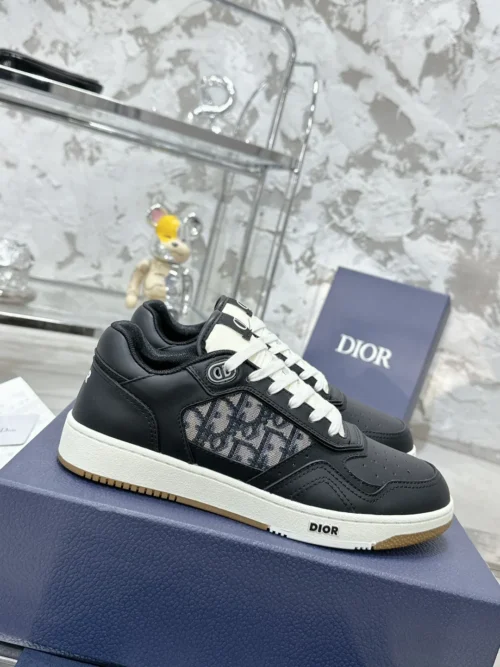 Dior B27 White Leather Sneakers Style 0354