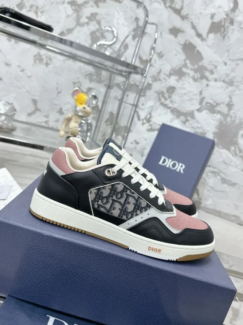 Dior B27 White Leather Sneakers Style 0355