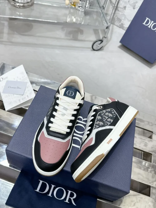 Dior B27 White Leather Sneakers Style 0355