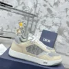 Dior B27 White Leather Sneakers Style 0357