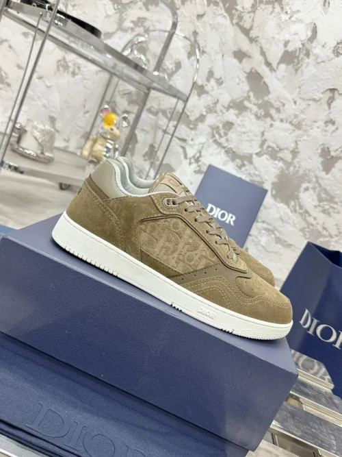 Dior B27 White Leather Sneakers Style 0360