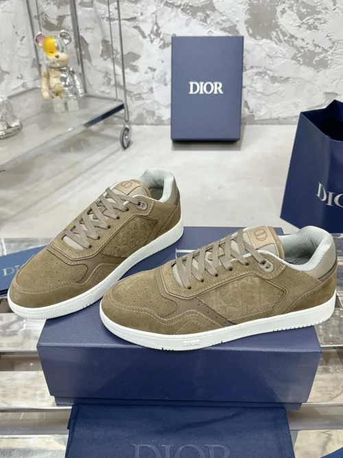 Dior B27 White Leather Sneakers Style 0360