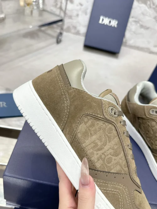 Dior B27 White Leather Sneakers Style 0360
