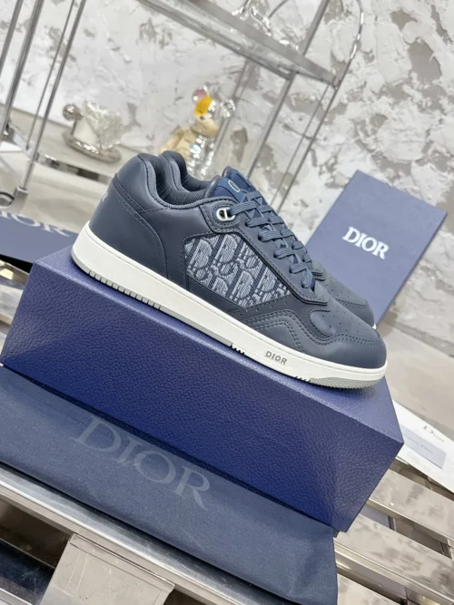 Dior B27 White Leather Sneakers Style 0361