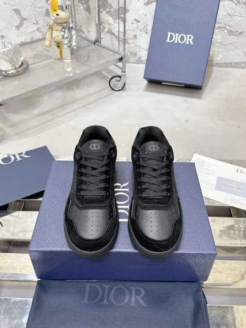 Dior B27 White Leather Sneakers Style 0362