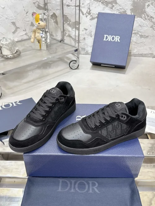 Dior B27 White Leather Sneakers Style 0362