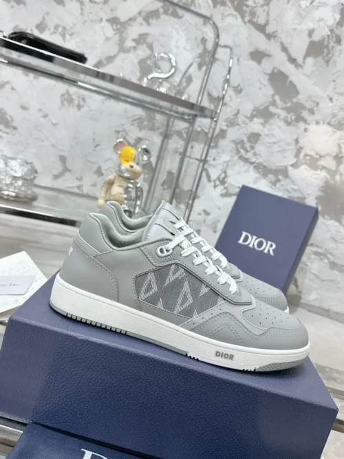 Dior B27 White Leather Sneakers Style 0363
