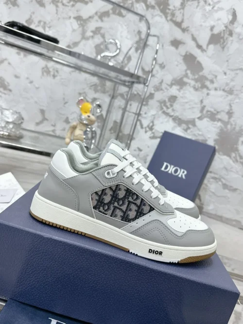 Dior B27 White Leather Sneakers Style 0364
