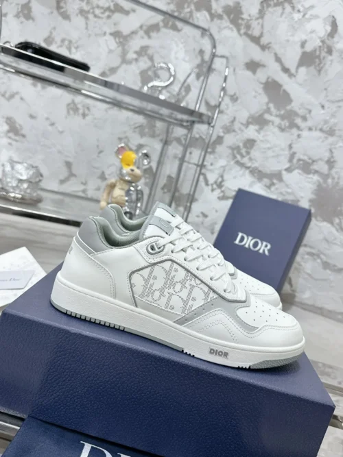 Dior B27 White Leather Sneakers Style 0365
