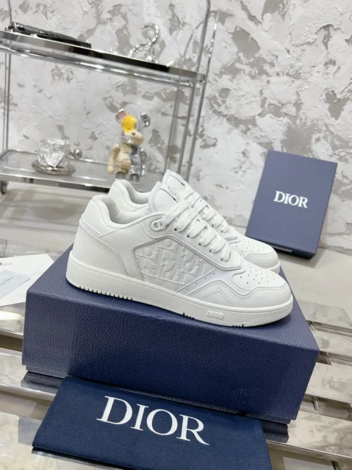 Dior B27 White Leather Sneakers Style 0367