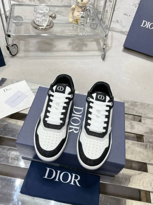 Dior B27 White Leather Sneakers Style 0371