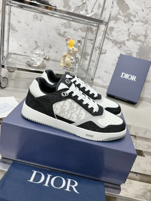 Dior B27 White Leather Sneakers Style 0371