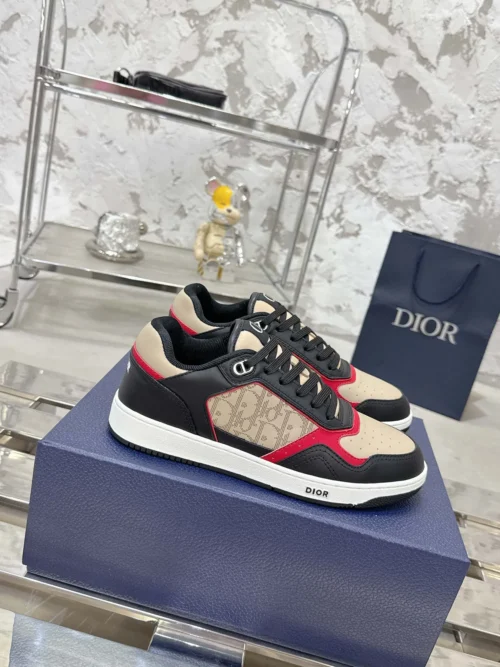 Dior B27 White Leather Sneakers Style 0407
