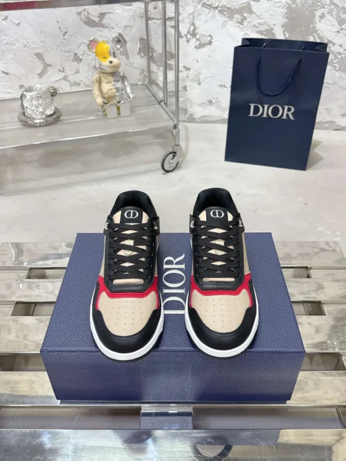 Dior B27 White Leather Sneakers Style 0407