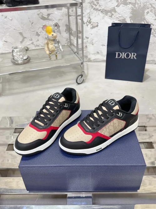Dior B27 White Leather Sneakers Style 0407