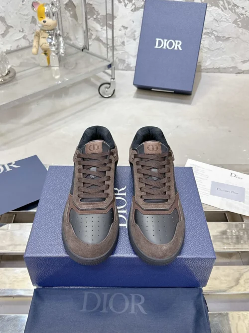 Dior B27 White Leather Sneakers Style 0409