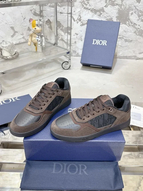 Dior B27 White Leather Sneakers Style 0409