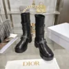 Dior Black Leather Boots Style 0473