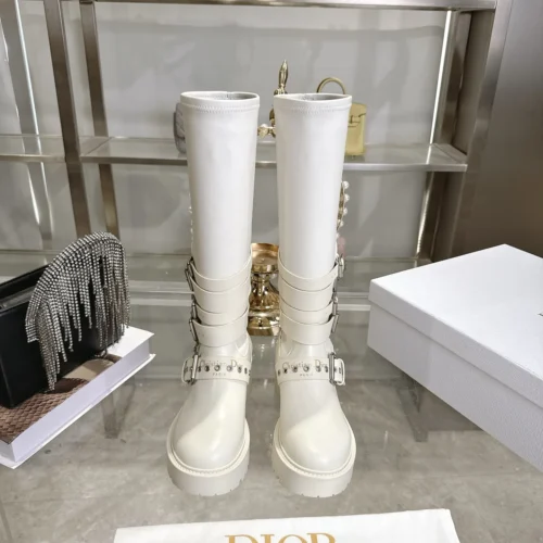 Dior Black Leather Boots Style 0475