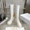 Dior Black Leather Boots Style 0475