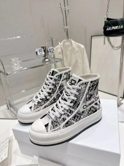 Dior Walk'n'Dior Canvas Chunky Sneakers Style 0483