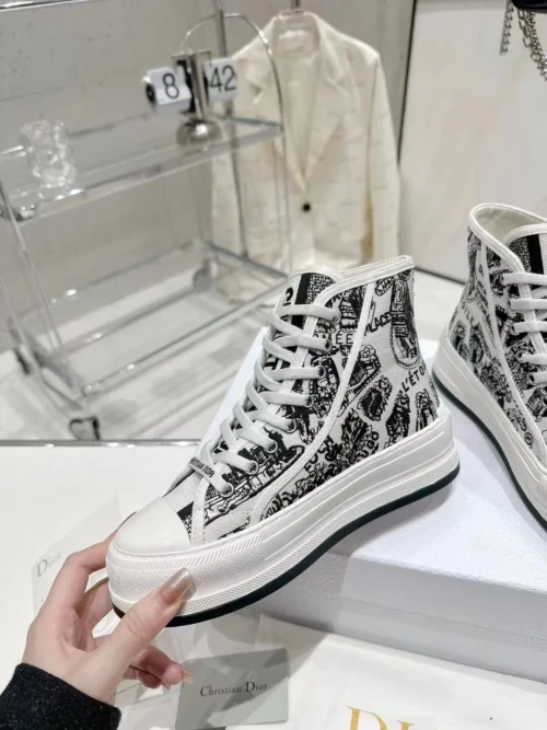 Dior Walk'n'Dior Canvas Chunky Sneakers Style 0483