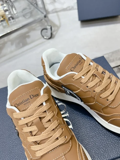 Dior White Leather Sneakers Style 0523