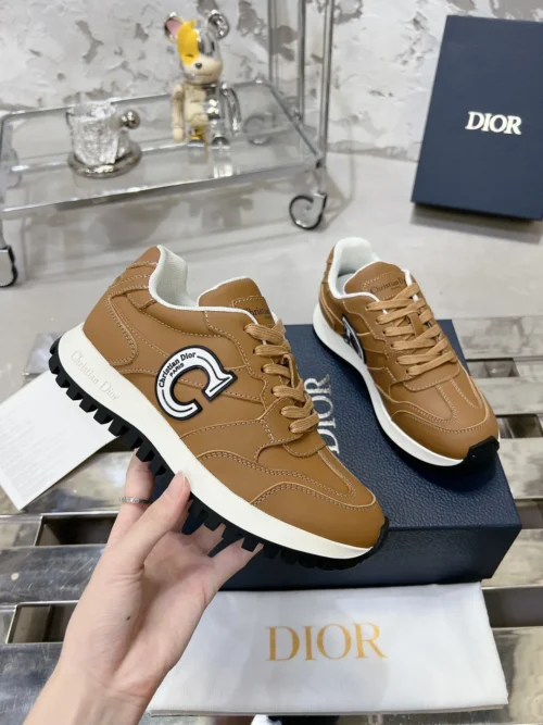Dior White Leather Sneakers Style 0523
