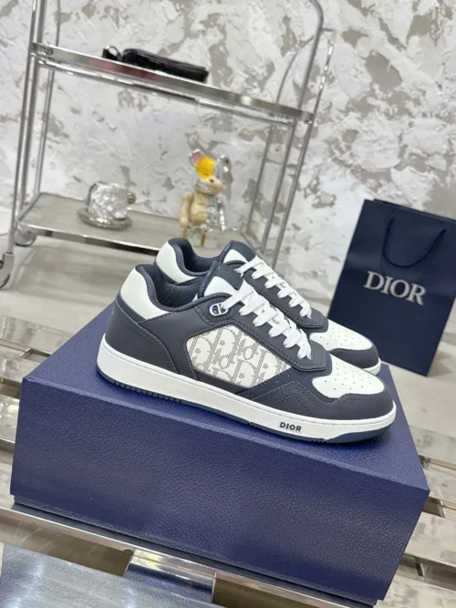 Dior B27 White Leather Sneakers Style 0529