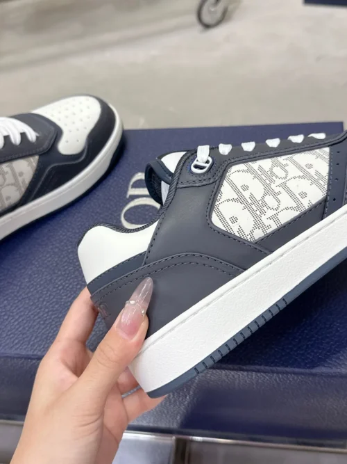 Dior B27 White Leather Sneakers Style 0529