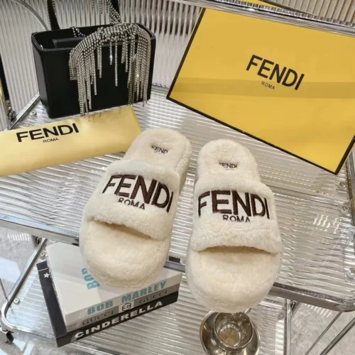 Fendi Shearling Sneakers Style 0002