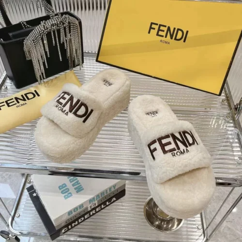 Fendi Shearling Sneakers Style 0002