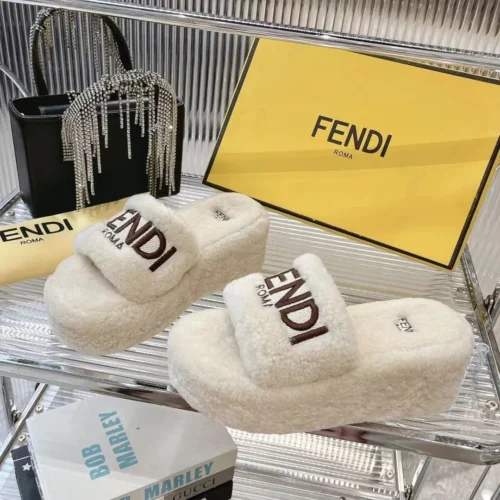 Fendi Shearling Sneakers Style 0002