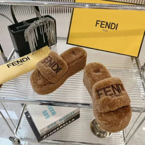 Fendi Shearling Sneakers