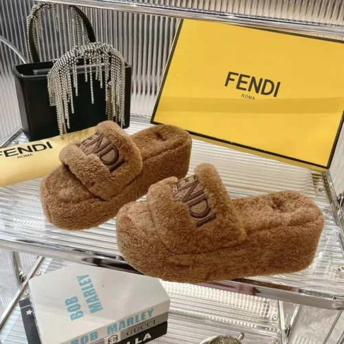 Fendi Shearling Sneakers