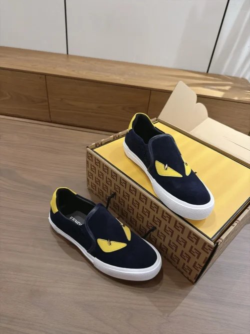Fendi Lambskin Loafers