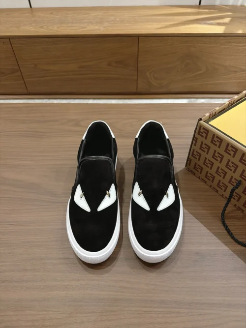 Fendi Lambskin Loafers Style 0024