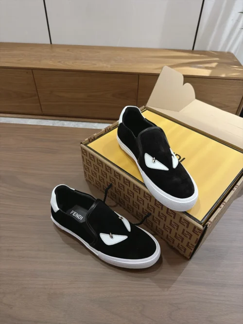 Fendi Lambskin Loafers Style 0024