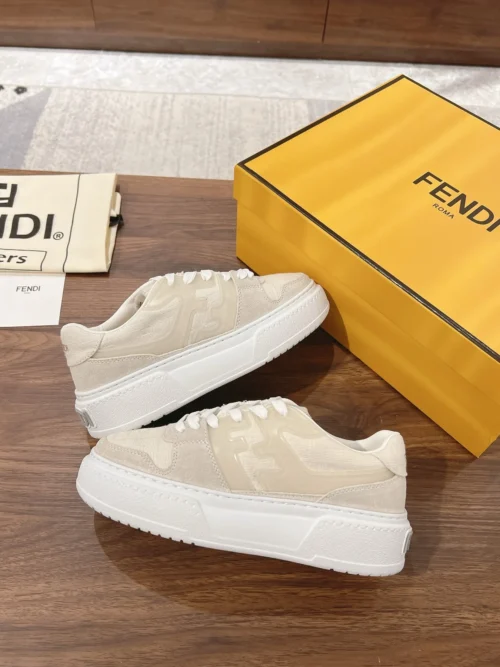 Fendi Fendi Match Leather Sneakers Style 0027