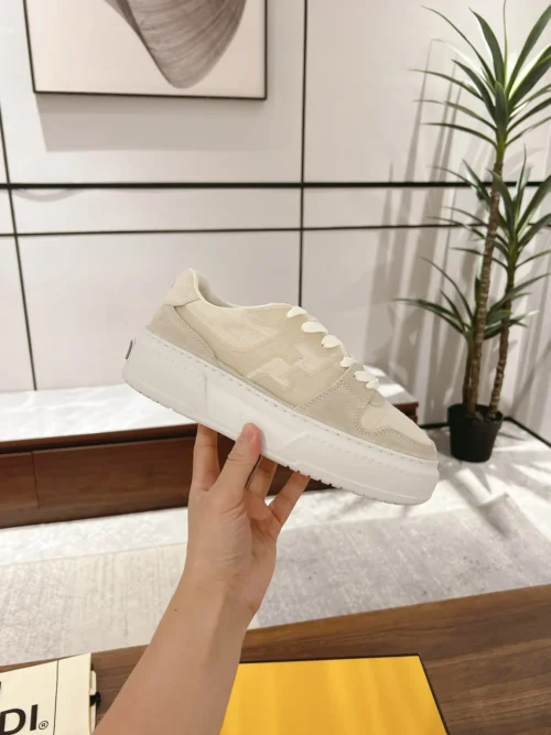Fendi Fendi Match Leather Sneakers Style 0027