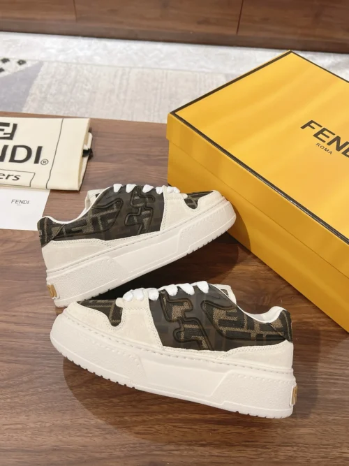 Fendi Fendi Match Leather Sneakers Style 0028