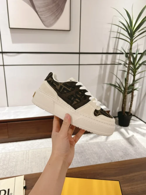 Fendi Fendi Match Leather Sneakers Style 0028