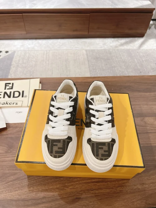 Fendi Fendi Match Leather Sneakers Style 0028
