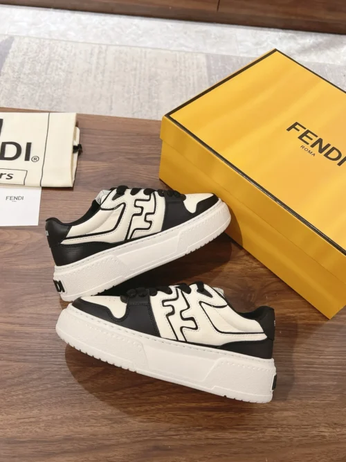 Fendi Fendi Match Leather Sneakers Style 0030