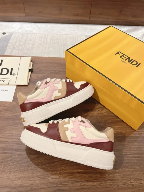 Fendi Fendi Match Leather Sneakers Style 0031