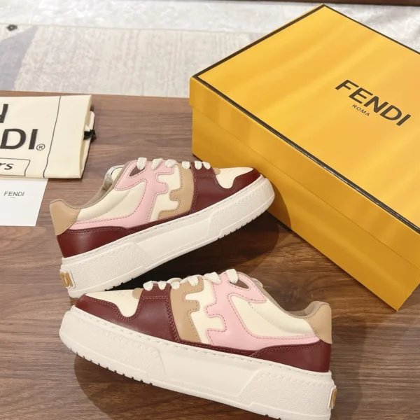 Fendi Fendi Match Leather Sneakers Style 0031