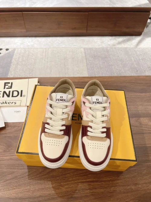 Fendi Fendi Match Leather Sneakers Style 0031