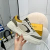 Fendi Force Brown Calfskin Sneakers Style 0032